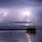 Catatumbo lightning over Lake Maracaibo